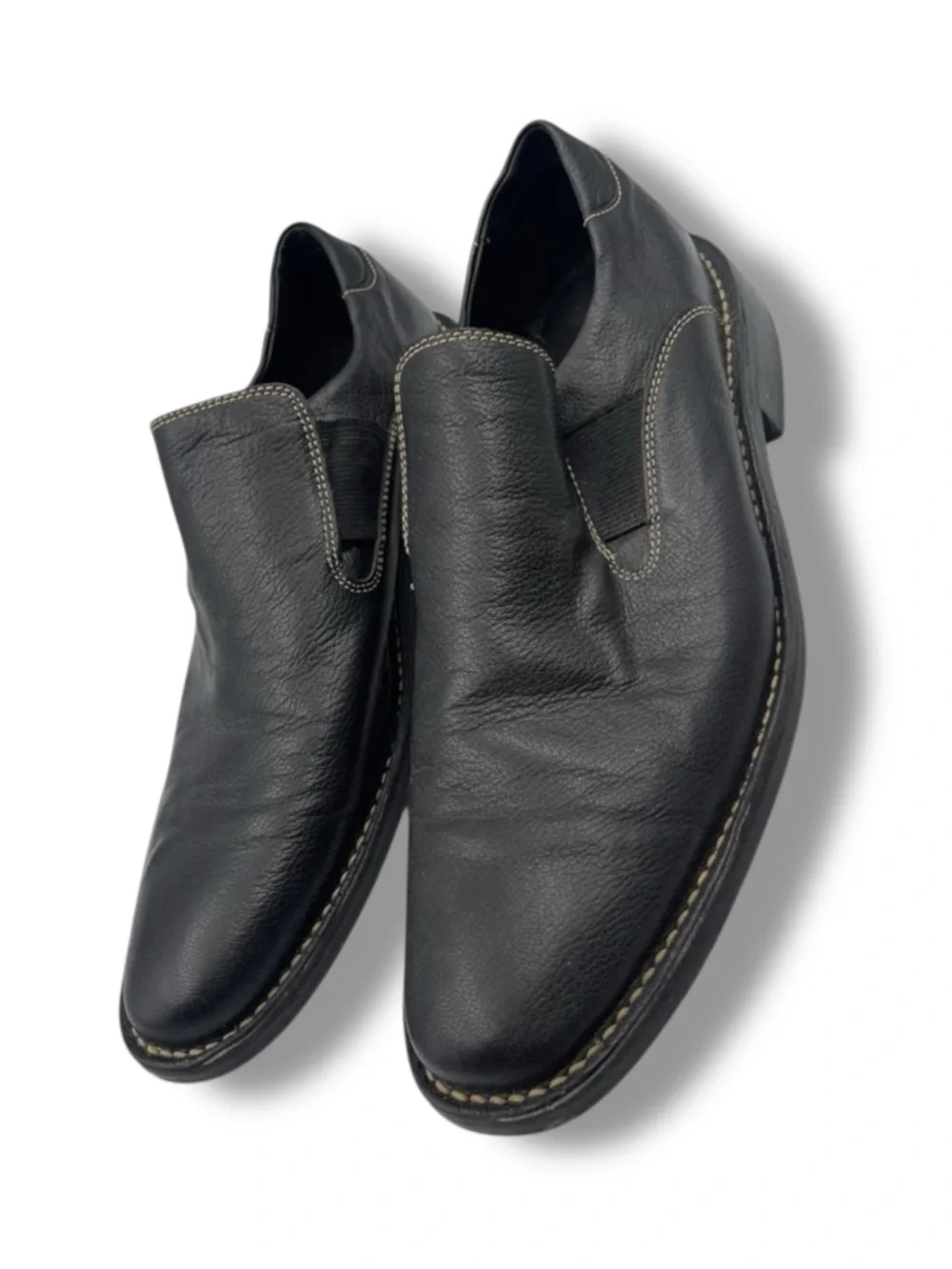 Cole Haan Men's Dark Brown Leather Slip On Dress Loafers  CO3507 Size 10 1/2